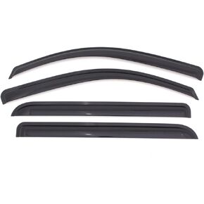 Auto Ventshade [AVS] Outside Mount Ventvisor / Rain Guards | Fits 2006 - 2012 Toyota RAV4- Smoke, 4 pcs. | 94608