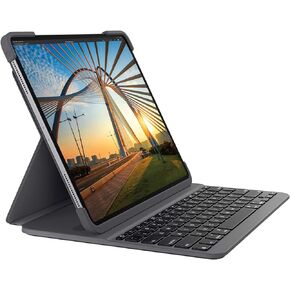 Logitech Slim Folio PRO Backlit Bluetooth Keyboard Case for iPad Pro 11-inch (1st and 2nd gen) - Graphite (Renewed)