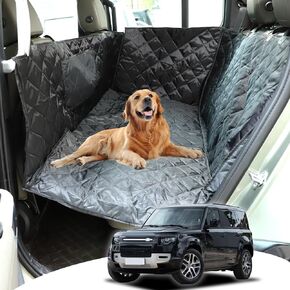 HAPPYHORSE Car Dog Seat Cover Compatible with Land Rover Defender 90 110 130 2020-2024 Dog Rear Seat Cover Pet Car Seat Protector Waterproof Bench Car Seat Cover