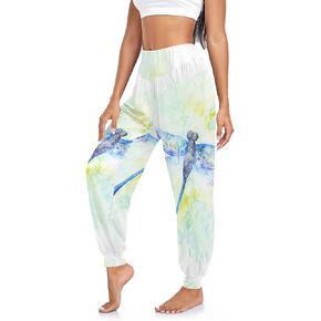 Women Boho Trousers Comfy Sweatpants Yoga Urban Dance Workout Pants S-2XL
