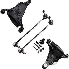 SCITOO 4pcs Front Suspension Kit Lower Control Arm Sway Bar Link Fit 1995-1997 For Volvo 850 1998-2000 For Volvo S70 1998-2000 For Volvo V70
