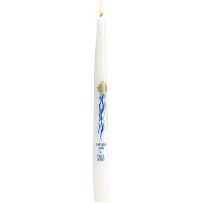 Will & Baumer 1 X Candle - Baptismal - Three In One - 7/8 X 10