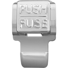 GG Grand General 67814 Chrome Plastic Fuse Box Push Button for Freightliner Century, Columbia, Coronado