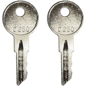 Ignition Keys Replacement For Crown Forklift, Wave, Walkie - 170151-001, 089216-001, C250 (2)