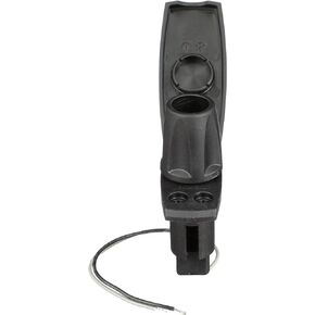 Attwood 910V2PB-7 LightArmor™ 910V Series Rectangle Plug-in Light Base — for All-Around Pole Light, 2-Pin, Black Composite Cover