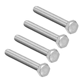 uxcell M10x100mm Hex Bolts 304 Stainless Steel Hexagon Screw Bolt 4pcs
