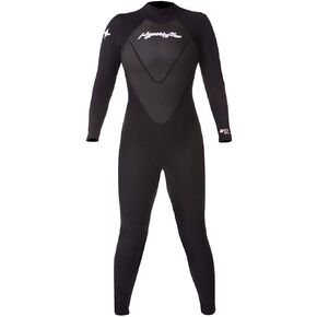 Hyperflex Access Men’s and Women’s Full Body 3mm Backzip Wetsuit - Warm 4-Way Stretch Neoprene - Adjustable Collar and Flat Lock Construction - High Performance 50+ UV SHIELD