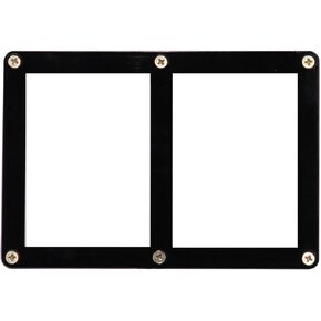 Ultra Pro 2-Card Black Frame Screwdown Holder