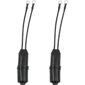 2 PCS Outdoor TV Antenna Connector Outdoor TV Antenna Matching Transformer Balun VHF/UHF/FM 300 ohm to 75 ohm Adapter