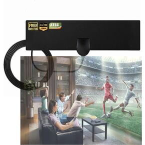 1000+ Miles Long Range Digital TV Antenna, TV Antenna Indoor Outdoor Use, Portable HD Antenna for Smart TV and Old TVs - 33ft High Performance Coax Cable - HDTV Antenna Support 4K 1080p