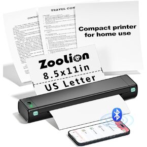 Wireless Printers for Home Use, Home Office Printer, Small Printer, Compact Printer Wireless, Inkless Printers for Home Use, Bluetooth Printers for Home Use, Computer Printers for Home