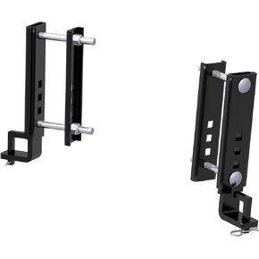 CURT 17508 Replacement TruTrack Weight Distribution Hitch Adjustable Support Brackets for 6-Inch Trailer Frames, Black / Silver, 30.6 x 13.9 x 12.2 inches