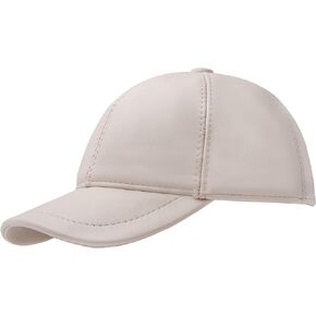 METELLINO Leather Baseball Cap Genuine Sheepskin Unisex Hat