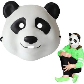 Wild Faces - Panda from Deluxebase. Foam Animal-Themed Face Mask for Kids. Panda Costume Mask for Pretend Play. Animal Mask for Kids Party Favors and Animal Party Decorations.