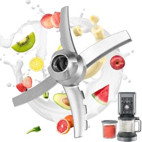 For Ninja Creami Deluxe Blade,NC501 NC500 CN501CO Creamerizer Paddle Fit for Ninja Creami Deluxe 11-in-1 XL Ice Cream Maker,Replaces NC500 Series Stainless Steel Ice Creami Paddle Blade Accessories