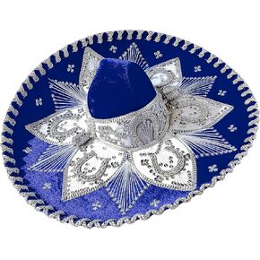 Authentic Adult Mexican Sombrero Mariachi Charro Hat, Mexican Hat for Costume Parties, 5 de Mayo, 16 de Septiembre