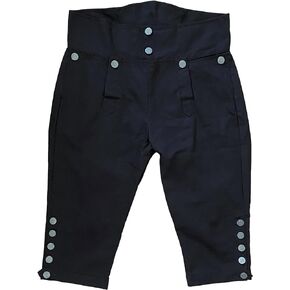 Mens Colonial Knee Breeches 18th Century Pants Fall Front Style