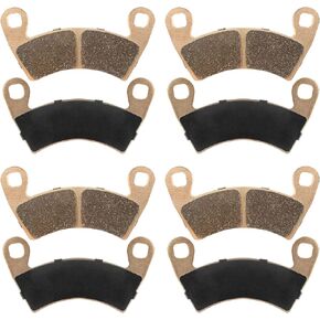 وسادات الفرامل الأمامية والخلفية لـ Polaris RZR XP 1000 2022 2021 2020 2019 2018 2017 2015 2014، استبدال وسادات الفرامل الملبدة شديدة التحمل مع حشوات مضادة للضوضاء (4 أزواج) in Kuwait