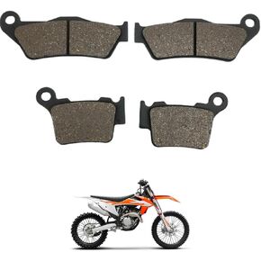 Motorcycle Front & Rear Brake Pads for SX XC XCW SXF EXC 250 300 TPI 2020 125 150 200 350 450 EXCF XCRW 400 500 525 530 625-2 Pair Brake Pads Set