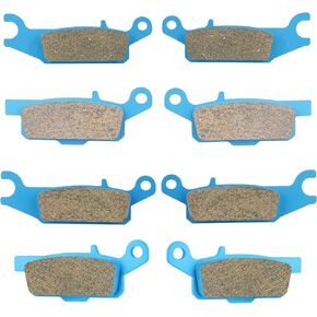 Front & Rear Ceramic Brake Pads Set for Yamaha Grizzly YFM550 550 2009-2014/ YFM700 700 2008-2016/700 Grizzly YFM700 LTD 2016-2019, 4 sets Front and Rear Brake Pads