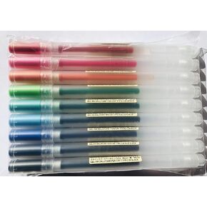 MUJI Gel Ink Ballpoint Pens 0.38mm 9-colors Pack