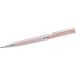 Swarovski Crystalline Ballpoint Pen, Black Ink in Rose Gold Coloured Casing, Crystal Design, from the Crystalline Collection