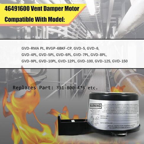 محرك مثبط التهوية المحدث لعام 2024، متوافق مع GVD-RMA PL، RVGP-6BKF-CP، GVD-5، GVD-6، GVD-4PL، GVD-5PL، GVD-6PL، GVD-7PL، GVD-8PL، GVD-9PL ، GVD-10PL، GVD-100، GVD-125، يستبدل 381-800-476 in Kuwait