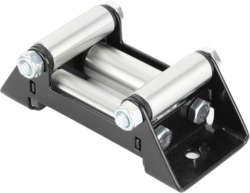 Yctze Winch Roller Fairlead, 160x70x60mm Side by Side Winch Cable Roller Fairlead Heavy Duty Towing Winch Fairleads Universal for 125mm/5in Hole Diatance in Kuwait