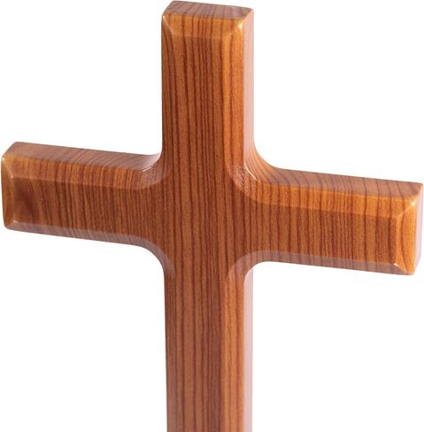 ULSEIGN 13-inch Large Wooden Wall Cross - For Catholic Home decor - Holiday Gift in Kuwait