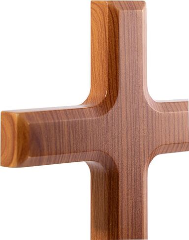 ULSEIGN 13-inch Large Wooden Wall Cross - For Catholic Home decor - Holiday Gift in Kuwait