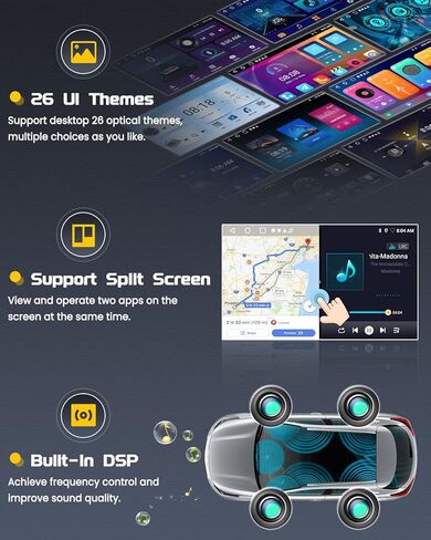 (1+32G) for 2011-2013 Hyundai Elantra Android 13 Radio, Roinvou 9 Inch Touch Screen Radio Dash Kit with Backup Camera, in-Dash GPS Navigation Support Mirror Link Bluetooth WiFi FM in Saudi Arabia