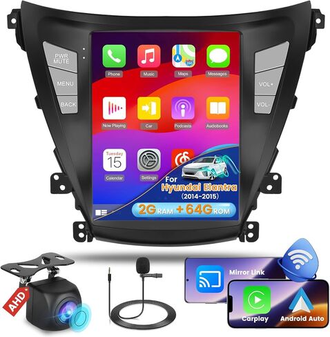 (1+32G) for 2011-2013 Hyundai Elantra Android 13 Radio, Roinvou 9 Inch Touch Screen Radio Dash Kit with Backup Camera, in-Dash GPS Navigation Support Mirror Link Bluetooth WiFi FM in Saudi Arabia