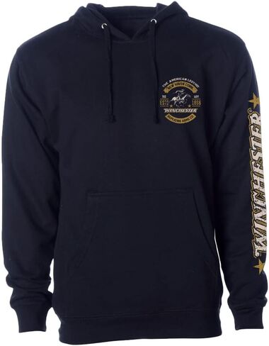 Winchester Official Vintage Rider Printed Fleece Pullover Hooded Sweatshirt for Men, Women, Unisex in Saudi Arabia