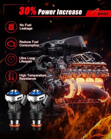 حاقن الوقود يناسب: -Chevy Silverado 1500 2007-2009, 2500 2007-2010,3500HD Suburban Trailblazer لـ: -GMC Envoy Savana Sierra Yukon XL لـ: -Buick Rainier OE#12580681 FJ794 8125806810(8 قطع) in Kuwait