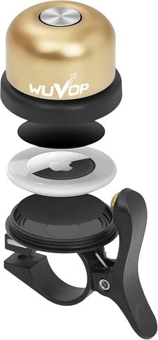 جرس الدراجة، حامل دراجة هوائية مخفي في الجرس، جرس دراجة لمقود دراجة بقطر 0.87-1.0 بوصة، ملحقات حامل أجراس الدراجة المقاومة للماء للدراجات للبالغين in Kuwait