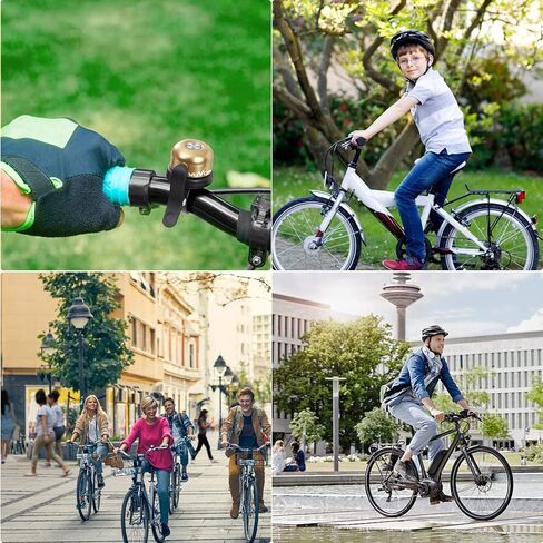 جرس الدراجة، حامل دراجة هوائية مخفي في الجرس، جرس دراجة لمقود دراجة بقطر 0.87-1.0 بوصة، ملحقات حامل أجراس الدراجة المقاومة للماء للدراجات للبالغين in Kuwait