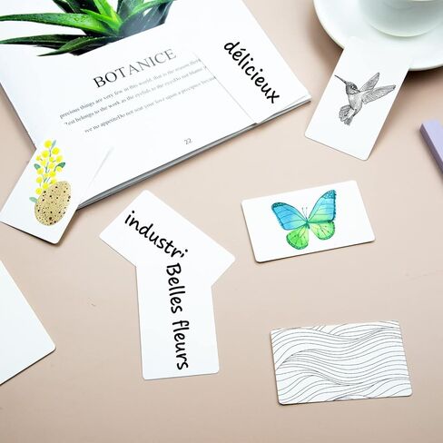 100 حزمة من بطاقات الفهرس 3 × 5 بوصات بيضاء فارغة سميكة ثقيلة الوزن بطاقة ثقيلة 90 رطلًا للبطاقات البريدية وورق الصور واللوحات المقطعية، مثالية للفصول الدراسية والمكتب والاستخدام المنزلي in Kuwait