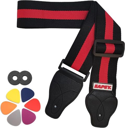Stylish Guitar Straps-Adjustable Guitar Straps with Sturdy Double layer Composite Leather Ends in Saudi Arabia
