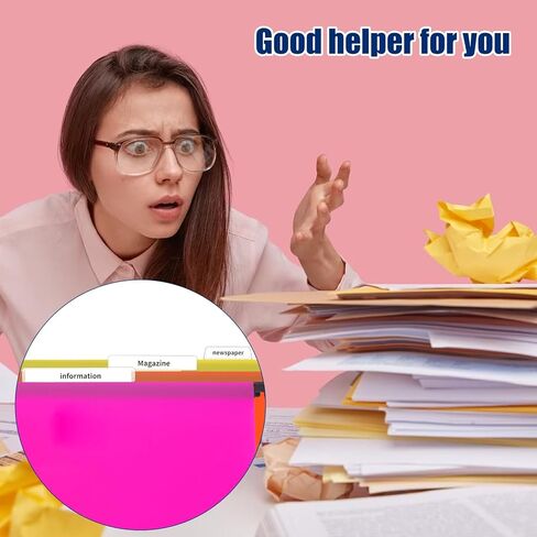 150 قطعة من علامات تبويب مجلد الملفات المعلقة، مقاس 2 بوصة 3 1/2 بوصة و4 بوصة، علامات تبويب بلاستيكية لتعليق مجلدات الملفات وإدراج علامات تبويب مجلد الملفات الواضحة، علامات تبويب بلاستيكية قابلة للإدراج للعودة إلى المدرسة، غرفة المكتب المنظمة in Kuwait