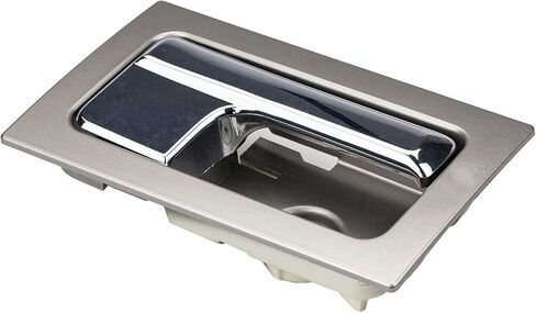 RLB-HILON Interior Door Handle Compatible with Ford F150 2009 to 2014 Year Front or Rear Left Driver Side Door, Chrome Lever Black Housing, Replacement for # CL3Z-1522601-GA 9L3Z-1522601-CB in Saudi Arabia