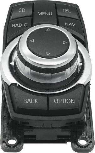 65829206444 مفتاح الوسائط المتعددة iDrive زر عصا التحكم 10Pin مناسب لسيارات BMW 5 7 X3 Series F07 F10 F11 F01 F02 F03 F04 F25 iDrive Controller CIC Navigation 2007-2017 استبدال # 65829206446 65829212451 9206444 in Kuwait