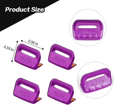 JeCar for Jeep Window Switch Button Cover Trim Interior Accessories for Jeep Wrangler JL JLU Gladiator JT 2018-2023 (Purple Aluminum Alloy) in Saudi Arabia