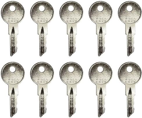Ignition Keys Replacement For Crown Forklift, Wave, Walkie - 170151-001, 089216-001, C250 (2) in Saudi Arabia