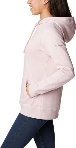 Columbia Women's Trek Graphic Hoodie, Dusty Pink/Night Wave, X-Large in Saudi Arabia