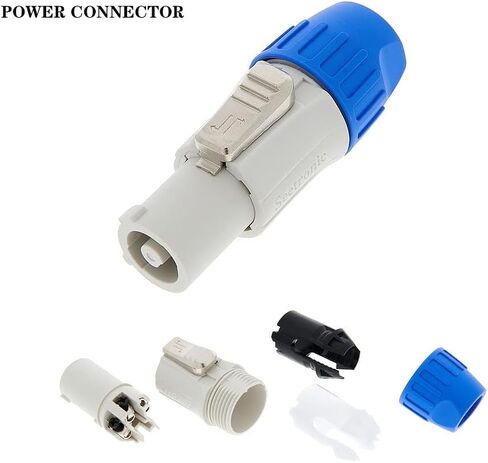 Toronce Hand-Built PowerCon Cable AC 14 AWG Power Cable SAC3FCA to SAC3FCA for LED Display Screen Light Extension Speakon Cable (Blue, 6Feet) in Saudi Arabia