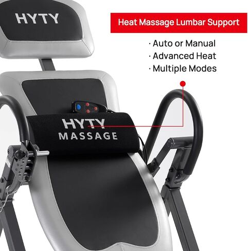 Massage Inversion Tables for Back Pain Relief - Back Stretcher Machine with Adjustable Headrest, Foldable Design, Back Inverter/Strength Training, 300 Lbs Capacity in Kuwait