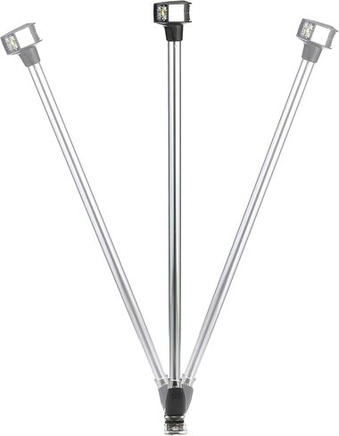 Attwood 7842-S-1 LED 42" Fold Down Anchor/Masthead Navigation Light Stainless Base in Saudi Arabia