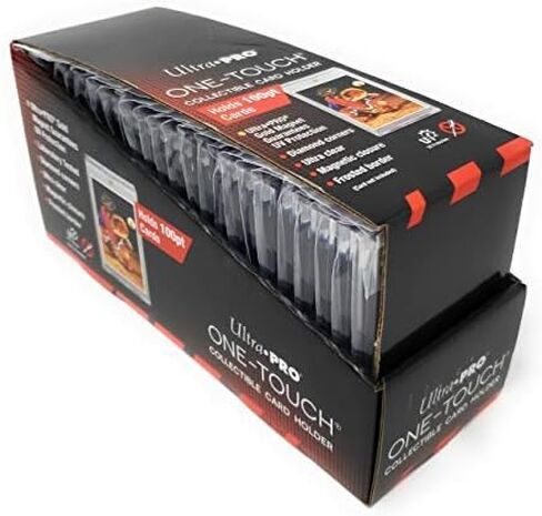 100 pt One Touch Magnetic Holders for Jersey Trading Cards 1- Box 25 Holders in Saudi Arabia