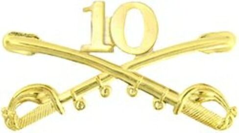 دبوس قبعة الفرسان العاشر بالجيش الأمريكي (2 1/4 بوصة) in Kuwait