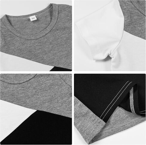 Volunboy بيبي بوي ملابس الصيف طفل تي شيرت مجموعة تي شيرتات قصيرة للأطفال الرضع قصيرة الأكمام المرقعة القمم 6 أشهر إلى 3 سنوات in Kuwait